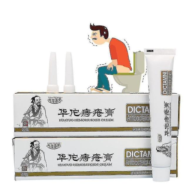 2pcs Dictamni - Crème chinoise d’hémorroïdes à base de plantes on Productcaster.