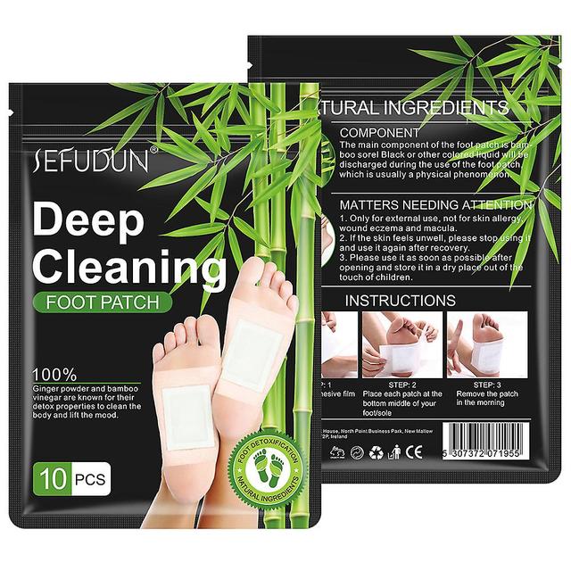 New Foot Patch Natural Detoxification Wormwood Bamboo Charcoal Foot Patch on Productcaster.