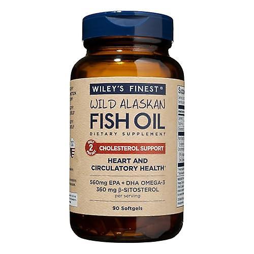 Wileys Finest Wiley's Finest Wild Alaskan Fish Oil Cholesterol Support 90 mäkkých gélov on Productcaster.