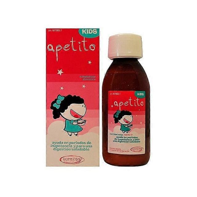 Homeosor apetito kids syrup 150ml on Productcaster.