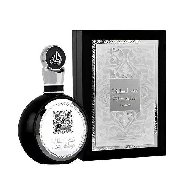 Fakhar Lattafa Silver EDP for Men 100ml Fresh Scent Travel Size Lattafa Black on Productcaster.