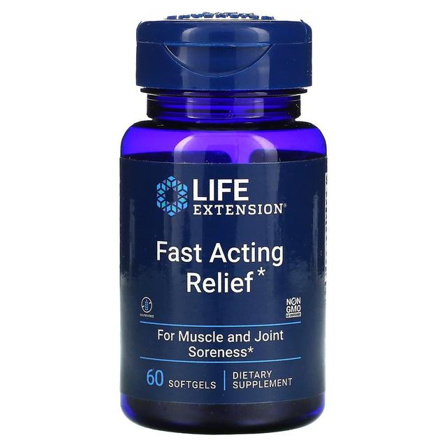 Life Extension Livsforlængelse, hurtigtvirkende lindring, 60 softgels on Productcaster.