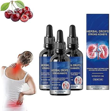 Frusde Herbal Kidney Care Drops, Herbal Drops Strong Kidneys, Relaxing And Active Repair Essence Liquid, Herbal Care Solution 3pcs on Productcaster.