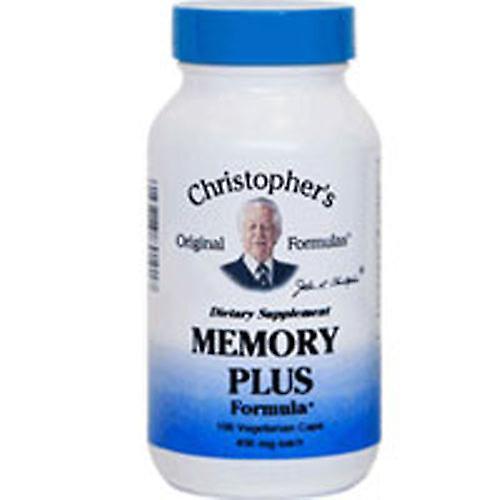 Dr. Christophers Formulas Memory Plus Formula, 450 mg, 100 vcaps (Confezione da 4) on Productcaster.