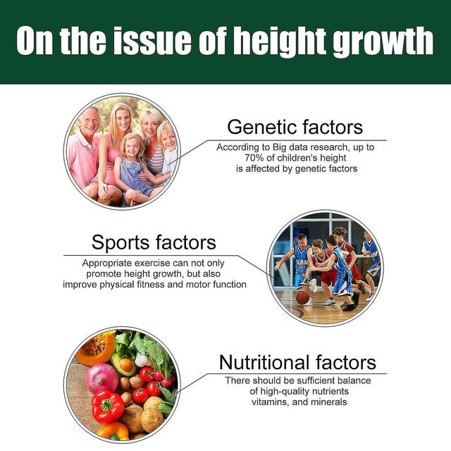 Gouttes de booster de hauteur, stimuler le métabolisme, huile élevée d’extrait de plante pour la croissance osseuse jeune 3pcs on Productcaster.