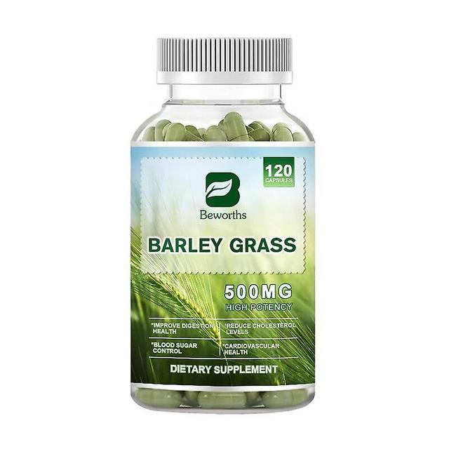 Organic Barley Grass Pill Rich In Immune Vitamins,fiber,minerals,antioxidants,and Proteins,help Immune System & Digestion Health Tib 120pcs on Productcaster.