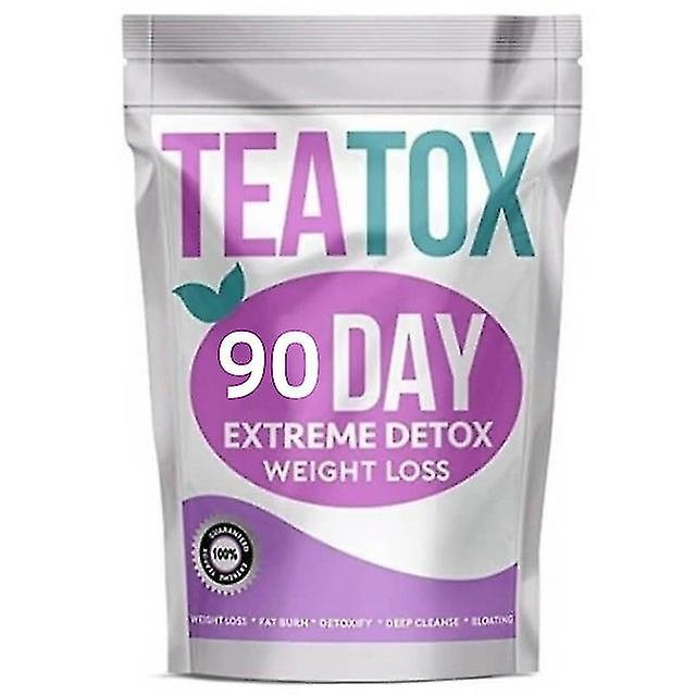 Naturlig Teatox Tepose til effektiv slankende detox Hurtig tabt vægt Tynd mave flad mave Forbrænd fedtforbrænding te Polyfenoler 90 DAY on Productcaster.