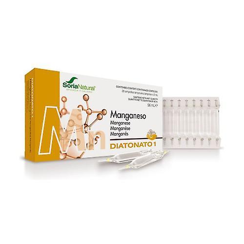 Soria Natural Diatonate 1 Manganese 28 vials on Productcaster.