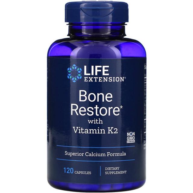 Life Extension, Bone Restore with Vitamin K2, 120 Capsules on Productcaster.