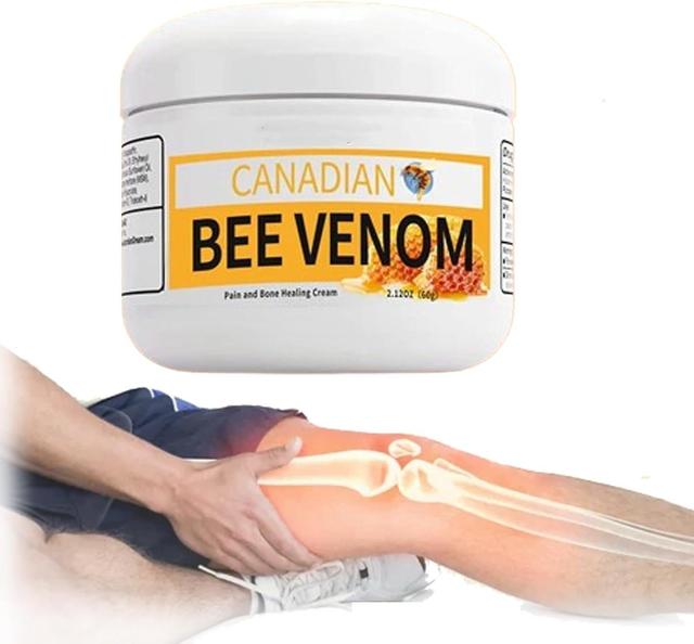 Zjrui Canadian Bee Venom Alleviating Bone Pain,Australian Honey Bee Cream,New Zealand Bee Venom Joint Relief Gel for Back, Neck, Hands, Feet 1 Pcs on Productcaster.