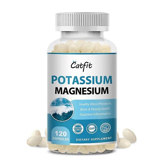 Easily Absorbed Complex Potassium Magnesium Supplement Capsules Potassium Citrate & Magnesium Mineral chelatesTIB TIB . 120pcs on Productcaster.