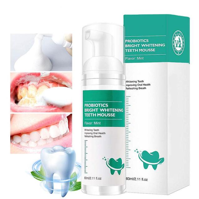 Lenaro Probiotics Bright Whitening Teeth Mousse & Oral Repair Mousse on Productcaster.