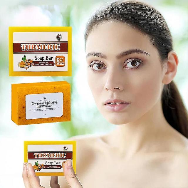 Suning Lemon Turmeric and Kojic Acids Brightening Soap As Show Free Size on Productcaster.