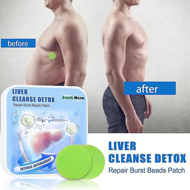 Liver Cleansing Patch Remove Bad Breath Promote Body Detoxification Improve Digestive Preventing Fatty Liver Health Care 60pcs on Productcaster.