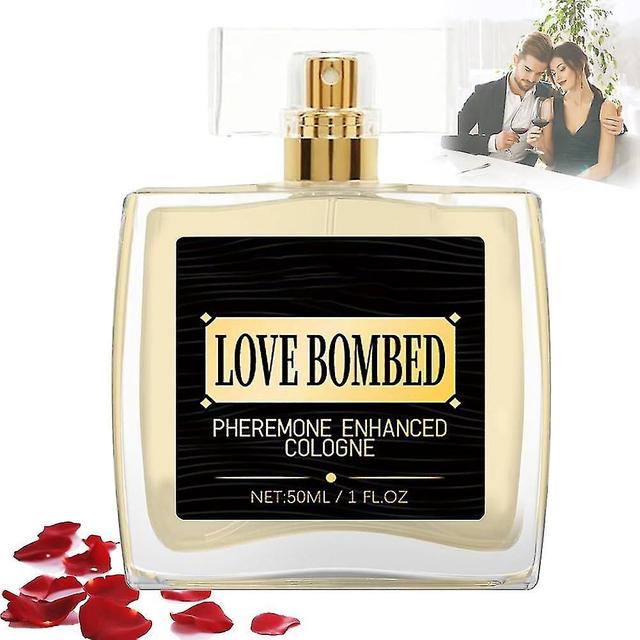 Hwmy Love Bombed - Pheromone Cologne for Men, Love Bombed Men's Perfume Spray, Pheromone Scented Hypnotic Cologne Perfume 50ml on Productcaster.