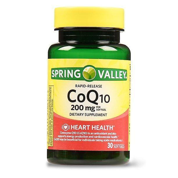 Spring valley coq10 hurtig frigivelse softgels, 200 mg, 30 ct on Productcaster.