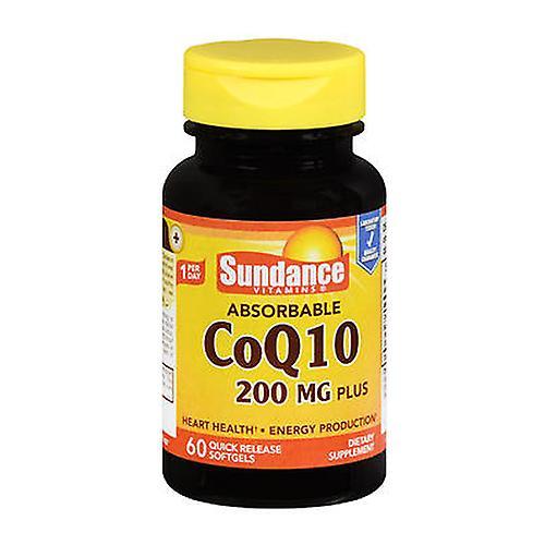 Sundance Absorbable CoQ10 Plus Quick Release Softgels,200 mg ,60 Tabs (Pack of 2) on Productcaster.