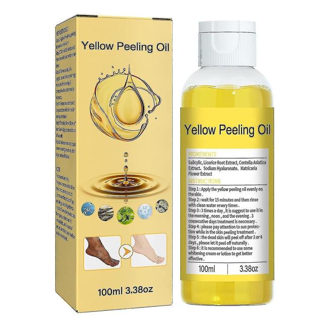 NAILAO Peeling Oil For Dark Skin, Yellow Peeling Oil, Strong Peeling Oil Extra Strength, Hyaluronate Exfoli on Productcaster.