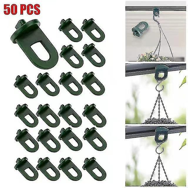 Greenhouse Clips Set Of 50 With Extra Strong Hold And Eyelets - The Best Trellis And The Best Plant on Productcaster.