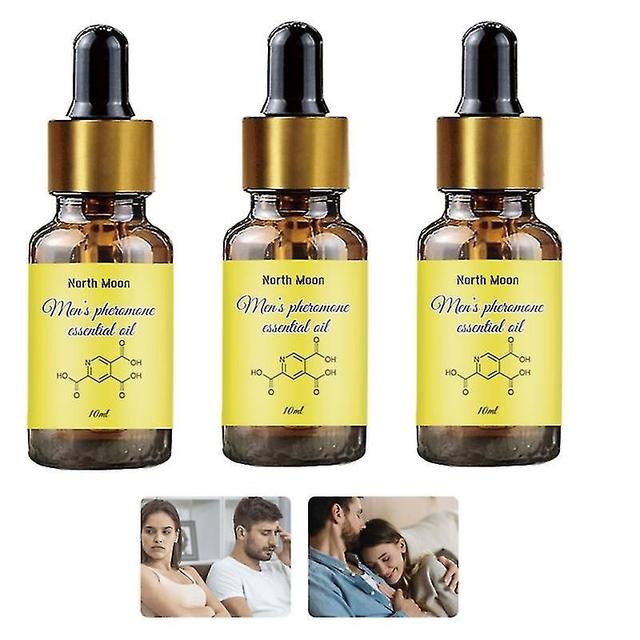 3szt Pheromone Infused Essential Oil 10ml Pheromone Oil For Men To Attract Women on Productcaster.