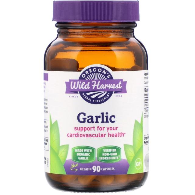 Oregon's Wild Harvest, Garlic, 90 Gelatin Capsule on Productcaster.