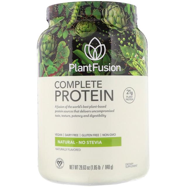 PlantFusion, Komplett Protein, Naturlig, 1.85 lb (840 g) on Productcaster.