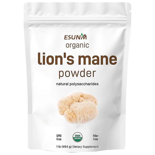 unbrand Organic Lion's Mane Mushroom Powder- Lions Mane Mushroom Supplement Extract Powder, Lion's Mane Powder 1lb on Productcaster.