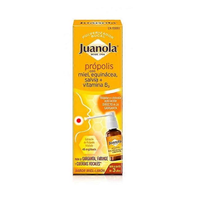 Juanola propolis with honey, echinacea, sage+ vitamin b3 oral spray 30ml on Productcaster.