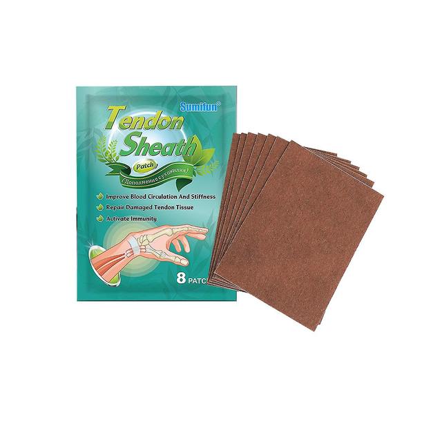 Wrist Finger Drum Bag Joint Moxibustion Paste Heel Paste Tendine Sheath Paste Wormwood Patch 8 Sticks/box on Productcaster.