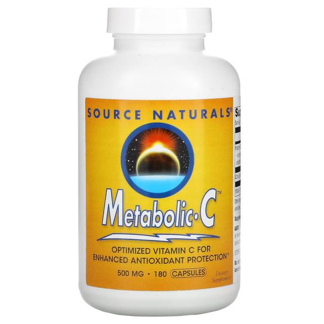 Source Naturals, Metabolic C, 500 mg, 180 Kapseln on Productcaster.