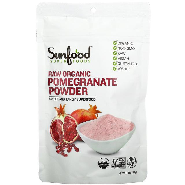 Sunfood Protetor solar, Romã Orgânica Crua em Pó, 4 oz (113 g) on Productcaster.