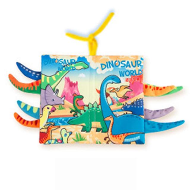 Safe Soft Cloth Books Rustling Books Toy Washable Toy Books For Infant Toddlers Dinosaur World on Productcaster.