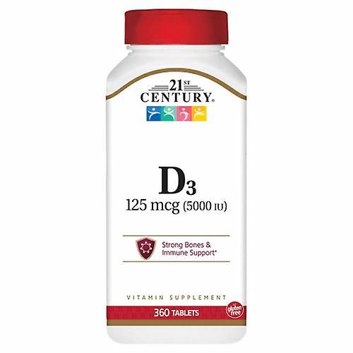 21st Century Vitamin D3,125mcg,5000IU 360 Tabs (Pack of 2) on Productcaster.