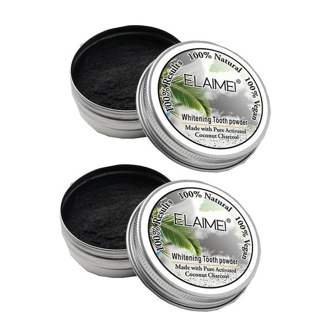 2x 20g Teeth Whitening Powder Premium Activated Bamboo Charcoal Powder Scaling Powder Smoke Coffee Tea Stain Remove Oral Hygiene on Productcaster.