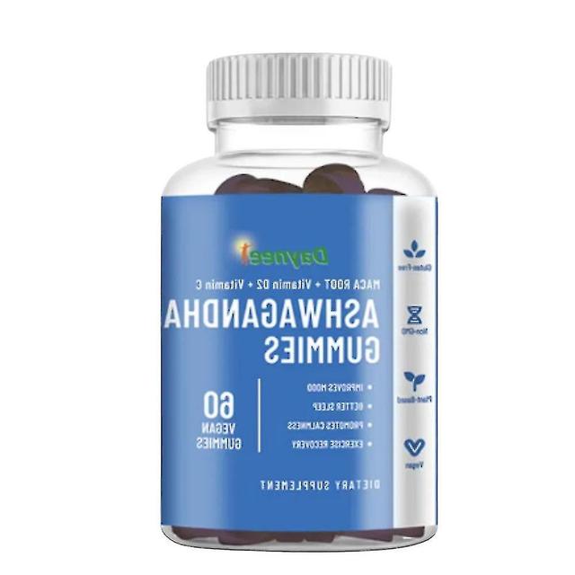 Gummies Schlafergänzungsmittel lindert Stress und Angstzustände Verbessert die Stimmungsentspannung Gummibärchen Vitamin C Vitamin D2 unterstützt M... on Productcaster.