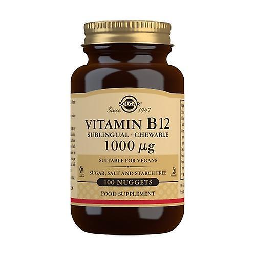 Solgar Žuvací/sublingválny vitamín B12 100 Sublingválne pilulky s obsahom 1000 μg on Productcaster.