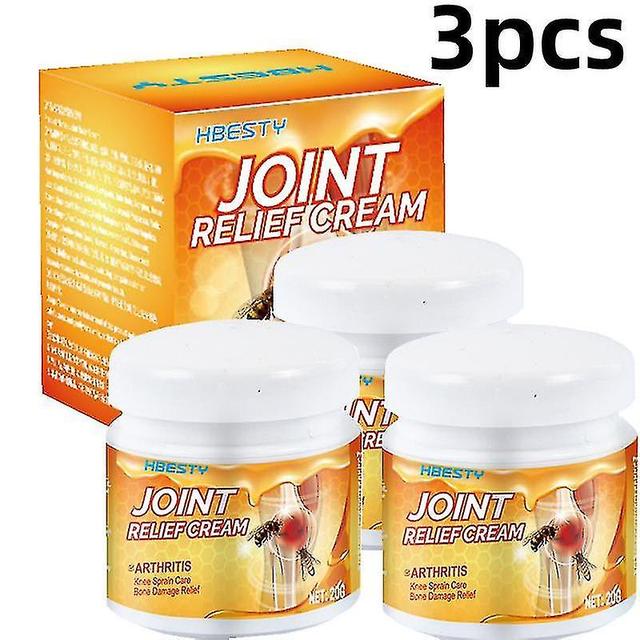 3pcs Bee Venom Joint Pain Relief Cream For Arthritis Joint And Bone Therapy Cream on Productcaster.