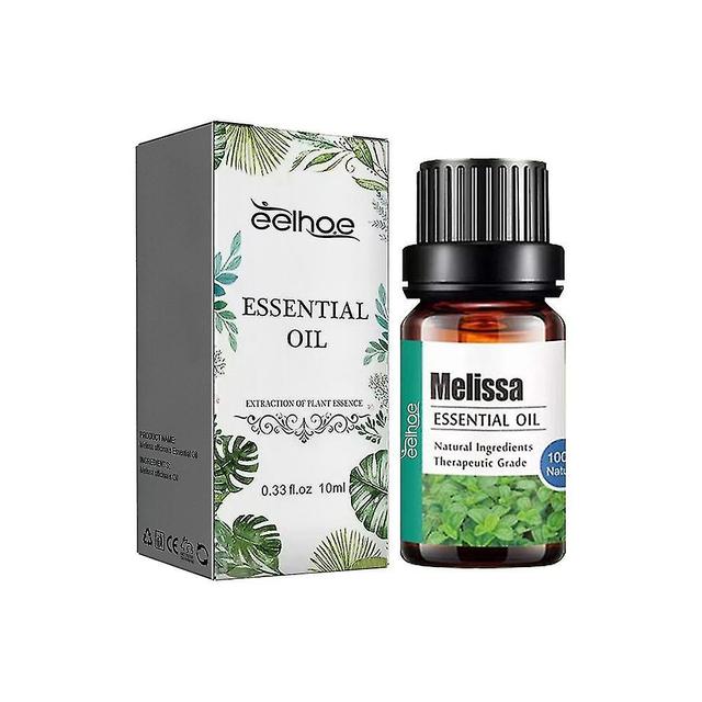 Lemon Balm Melissa Essential Oil - Natural Stress and Fatigue Relief, Memory Improvement, Massage Oil - 10ml SJM on Productcaster.