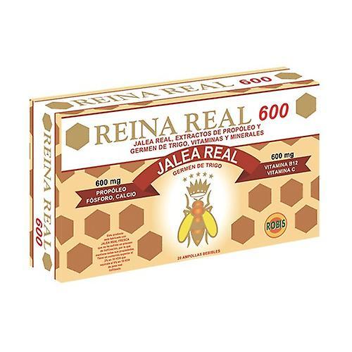 Robis Royal Queen Jelly 20 ampoules of 600mg on Productcaster.