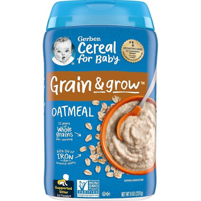 Gerber, Cereali per bambino, cereali e crescita, 1st Foods, farina d'avena, 8 oz (227 g) on Productcaster.