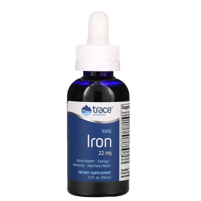 Trace Minerals Spurenelemente , ionisches Eisen, 22 mg, 1,9 fl oz (56 ml) on Productcaster.