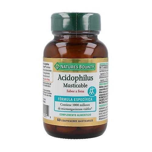 Natures Bounty Acidophilus jahodové probiotikum 60 tabliet on Productcaster.