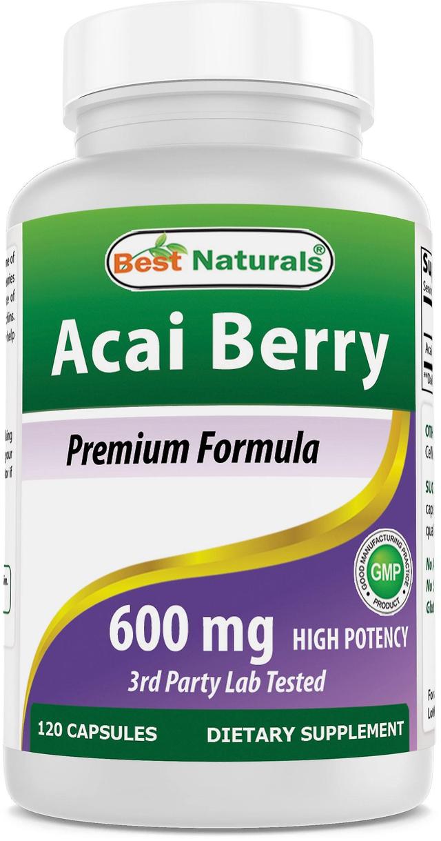 Best naturals acai berry extract 600 mg 120 capsuels on Productcaster.