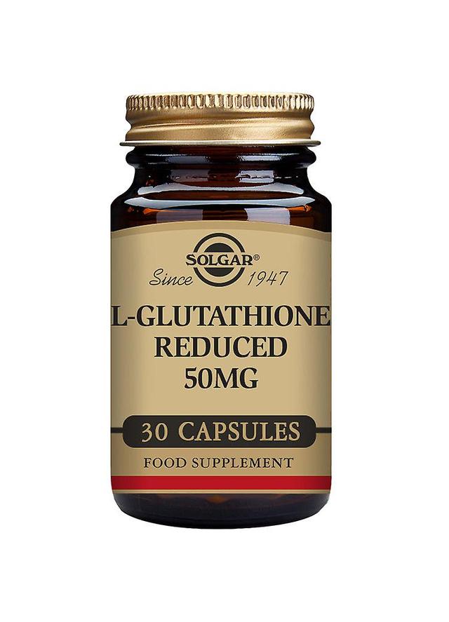 Solgar l-glutathione reduced 50mg 30's on Productcaster.