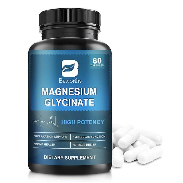 Tib Magnesium Glycinate Pills Mineral Supplement For Muscle, Joint,bone,enzyme&heart Health Promoting Rest&relaxation For Women& Men 60 pills on Productcaster.