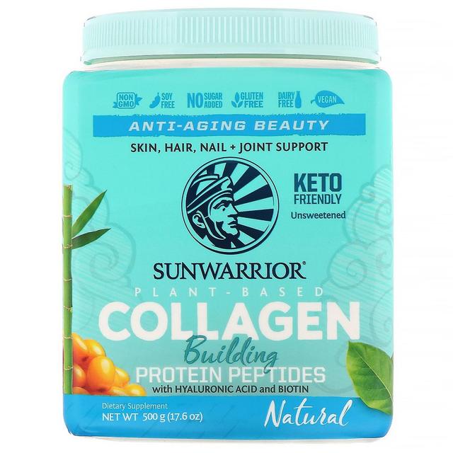 Sunwarrior, Collagen Building Protein Peptides, Natural, 17.6 oz (500 g) on Productcaster.