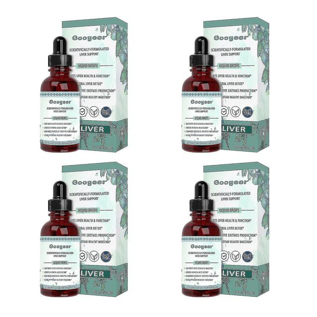 4pcs Repair Drops Liver Cleanse Detox Liver Support Supplement on Productcaster.