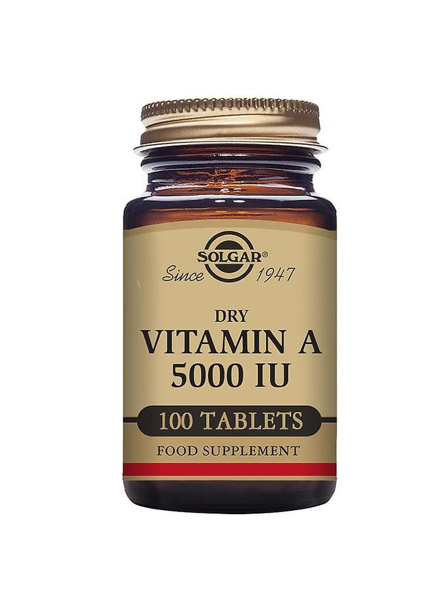 Solgar dry vitamin a 5000iu 100's on Productcaster.