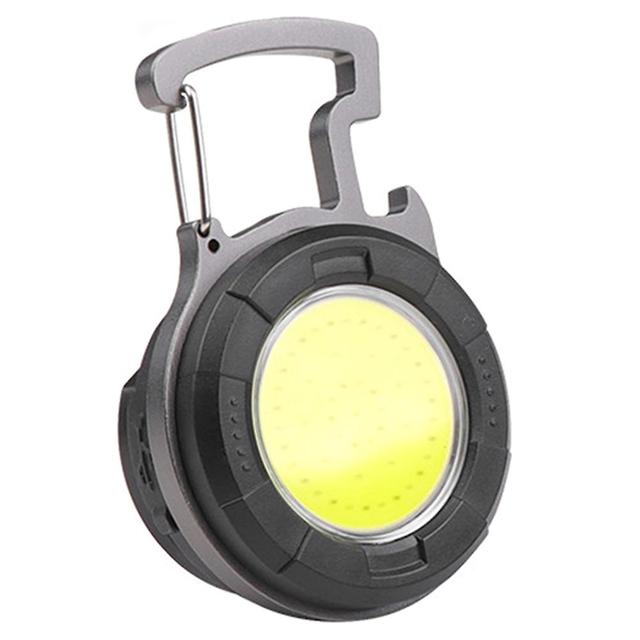 Mini Keychain Light With Bottle Opener Rechargeable Waterproof Searchlights For Outdoor Indoor A on Productcaster.