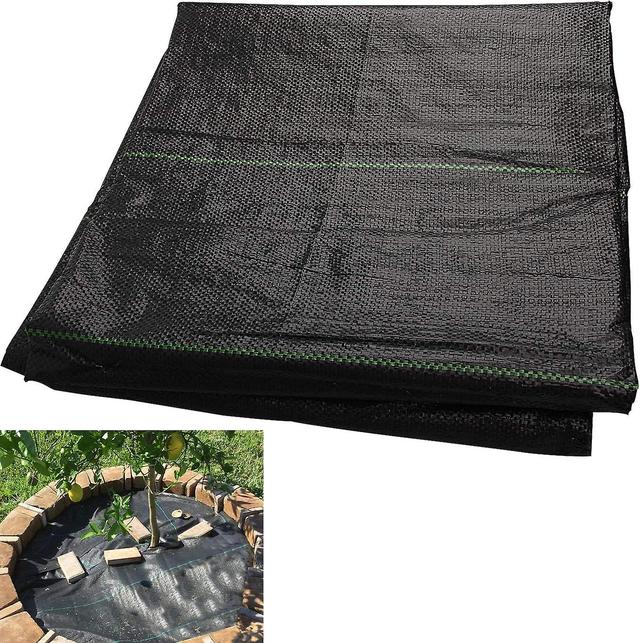 Junghoo 2m X 5m Anti-weed Mulch Cloth, Anti-weed Film, Anti-weed Film, Anti-weed Cover High Stabilization Anti-uv 100g/m2, Black on Productcaster.